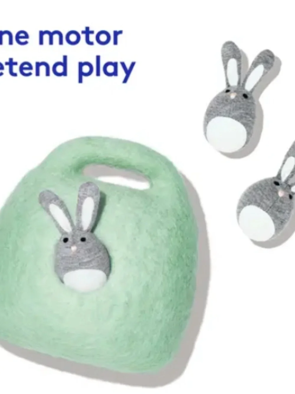 Lovevery Bunny Burrow & 3 Plush Bunnies - The Babbler Play Kit